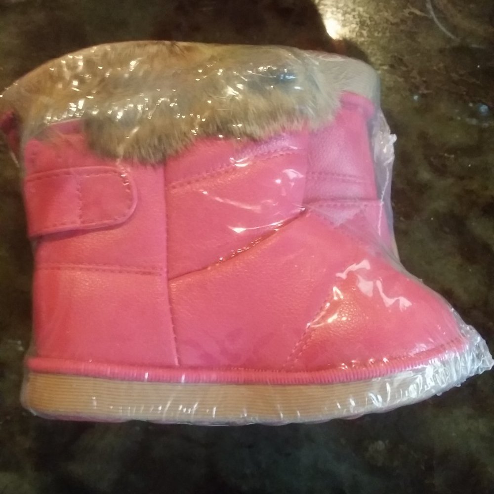 New KVbabby Kids Rose Pink Toddler Boots 6